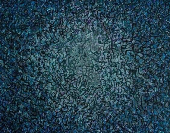 "Harmonious" by Aimable Kigenza, acrylic on canvas, 140 x 180 cm
